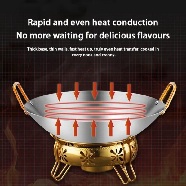 my-11134207-7ras9-m3r9oxen25tt75.webp 40cm Stainless Steel Wok with Golden Handle | Anti-Rust Plain Wok | Gas Stove Cooking Pan