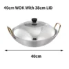 my-11134207-7rasj-mdecfkv9yecv86.webp 40cm Stainless Steel Wok with Golden Handle | Anti-Rust Plain Wok | Gas Stove Cooking Pan
