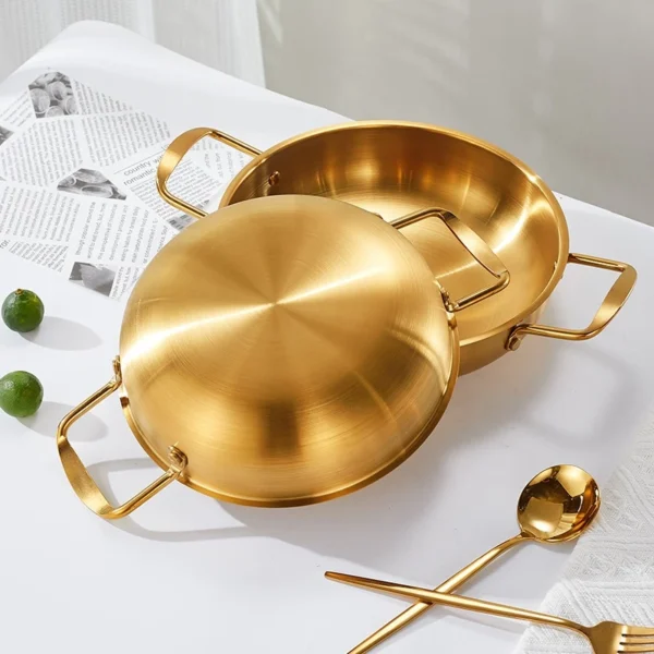 my-11134207-820le-mhizn1f12qkm55.webp Stainless Steel Ramen Noodle Hot Pot | Korean-Style Seafood Soup Cooking Pot with Handles
