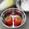 Stainless Steel Round Bowl | 16cm–26cm Mixing & Serving Bowl | Multi-Size Kitchen Bowl