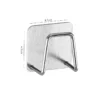 tainless Steel Sponge & Dish Rack | Punch-Free Kitchen Sink Storage | Steel Ball Draining Rack