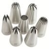 7pcs Set of Thickened And Enlarged Seamless Stainless Steel Piping Nozzles